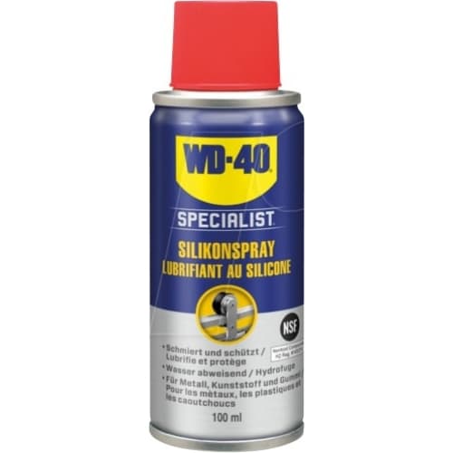 Bình xịt silicone chuyên dụng WD-40 cho mọi bề mặt bình xịt 100ml / WD-40 Specialist Silicone spray for all surfaces 100ml spray can Bình xịt silicone chuyên dụng WD-40 cho mọi bề mặt bình xịt 100ml / WD-40 Specialist Silicone spray for all surfaces 100ml spray can