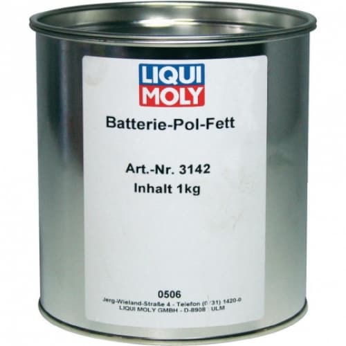 Liqui Moly 3142 Mỡ cực ắc quy hộp thiếc 1kg / Liqui Moly 3142 Battery pole grease 1kg tin Liqui Moly 3142 Mỡ cực ắc quy hộp thiếc 1kg / Liqui Moly 3142 Battery pole grease 1kg tin