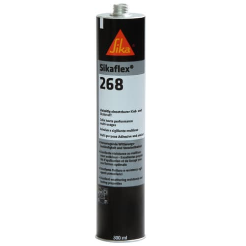 Sikaflex 268 Keo dán kính & lắp ráp đặc biệt hộp 300ml màu đen / Sikaflex 268 Special assembly & glazing adhesive black 300ml cartridge Sikaflex 268 Keo dán kính & lắp ráp đặc biệt hộp 300ml màu đen / Sikaflex 268 Special assembly & glazing adhesive black 300ml cartridge