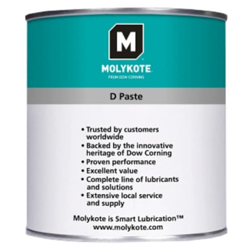 Molykote D Paste Chất bôi trơn để lắp ráp với lon PTFE màu trắng 1kg / Molykote D Paste Lubricant for assembly with PTFE white 1kg can Molykote D Paste Chất bôi trơn để lắp ráp với lon PTFE màu trắng 1kg / Molykote D Paste Lubricant for assembly with PTFE white 1kg can