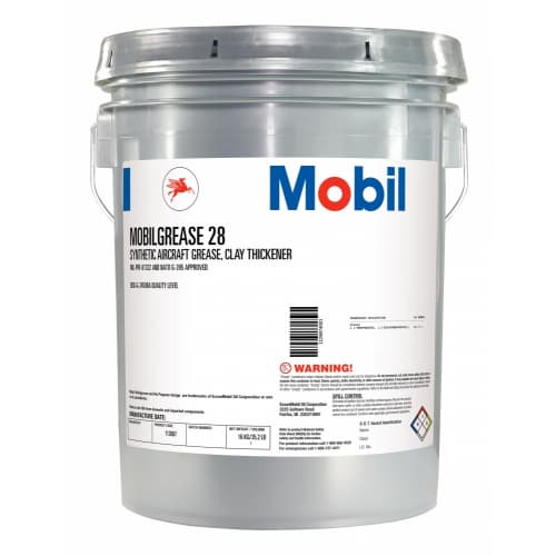 Mobilgrease 28 MIL-PRF-81322 Mỡ máy bay tổng hợp thùng 16 kg / Mobilgrease 28 MIL-PRF-81322 Synthetic aircraft grease 16 kg bucket Mobilgrease 28 MIL-PRF-81322 Mỡ máy bay tổng hợp thùng 16 kg / Mobilgrease 28 MIL-PRF-81322 Synthetic aircraft grease 16 kg bucket