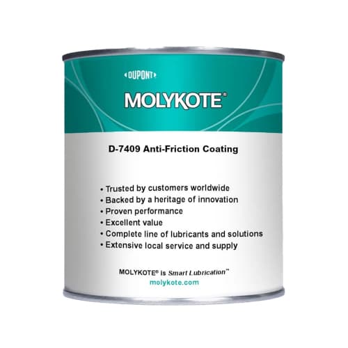 Molykote D-7409 Lớp phủ chống ma sát MoS2 lon 500g / Molykote D-7409 Anti-Friction coating MoS2 500g can Molykote D-7409 Lớp phủ chống ma sát MoS2 lon 500g / Molykote D-7409 Anti-Friction coating MoS2 500g can
