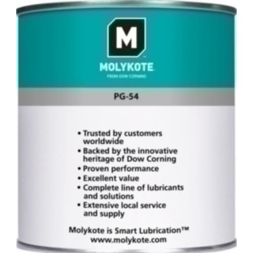 Mỡ Molykote PG 54 Plastislip gốc silicone lon 1kg / Molykote PG 54 Plastislip grease, silicone based 1kg can Mỡ Molykote PG 54 Plastislip gốc silicone lon 1kg / Molykote PG 54 Plastislip grease, silicone based 1kg can