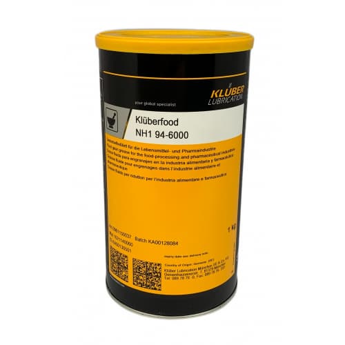 Klüberfood NH1 94-6000 Mỡ công nghiệp chế biến thực phẩm 1kg / Klüberfood NH1 94-6000 Grease for the food processing industries 1kg Klüberfood NH1 94-6000 Mỡ công nghiệp chế biến thực phẩm 1kg / Klüberfood NH1 94-6000 Grease for the food processing industries 1kg