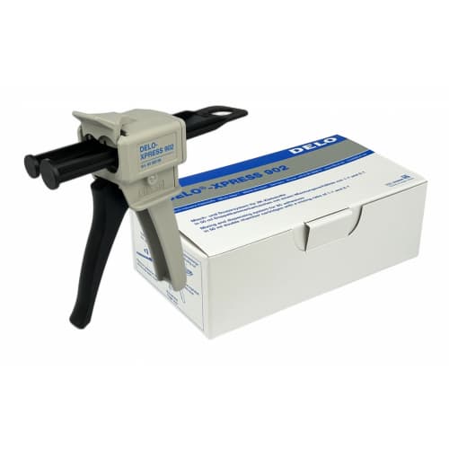 DELO-XPRESS 902 Súng định lượng bằng tay cho hộp đôi 50ml / DELO-XPRESS 902 Manual dispensing gun for 50ml double cartridges DELO-XPRESS 902 Súng định lượng bằng tay cho hộp đôi 50ml / DELO-XPRESS 902 Manual dispensing gun for 50ml double cartridges