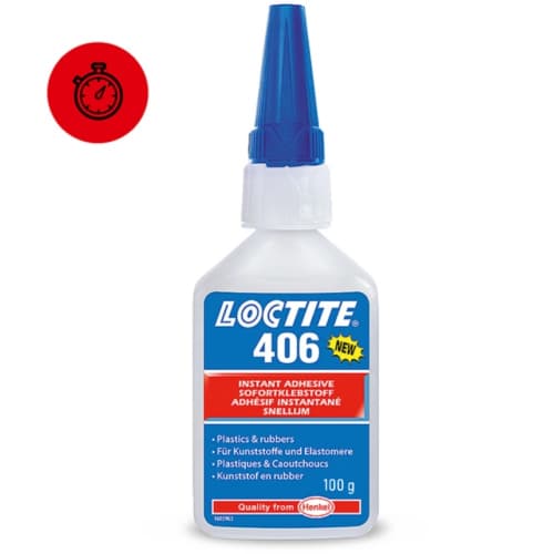 Loctite 406 Keo trong suốt đóng rắn nhanh chai 100g / Loctite 406 Fast curing instant adhesive clear 100g bottle Loctite 406 Keo trong suốt đóng rắn nhanh chai 100g / Loctite 406 Fast curing instant adhesive clear 100g bottle