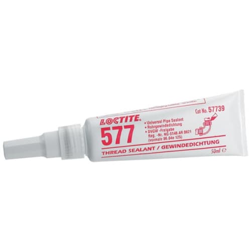 Loctite 577 Keo nối ren ống độ bền trung bình màu vàng ống 50ml / Loctite 577 Pipe thread sealant medium-strength yellow 50ml tube Loctite 577 Keo nối ren ống độ bền trung bình màu vàng ống 50ml / Loctite 577 Pipe thread sealant medium-strength yellow 50ml tube
