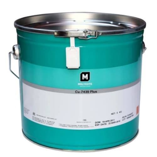 Molykote CU-7439 Plus Dán Dán nhiệt độ cao Đồng thùng 5kg / Molykote CU-7439 Plus Paste High temperature paste Copper 5kg pail Molykote CU-7439 Plus Dán Dán nhiệt độ cao Đồng thùng 5kg / Molykote CU-7439 Plus Paste High temperature paste Copper 5kg pail