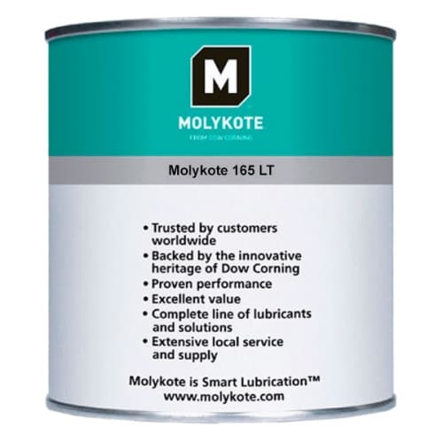 Molykote 165 LT Mỡ bánh răng cực bám lon 1kg / Molykote 165 LT Extremely adhesive gearwheel grease 1kg can Molykote 165 LT Mỡ bánh răng cực bám lon 1kg / Molykote 165 LT Extremely adhesive gearwheel grease 1kg can