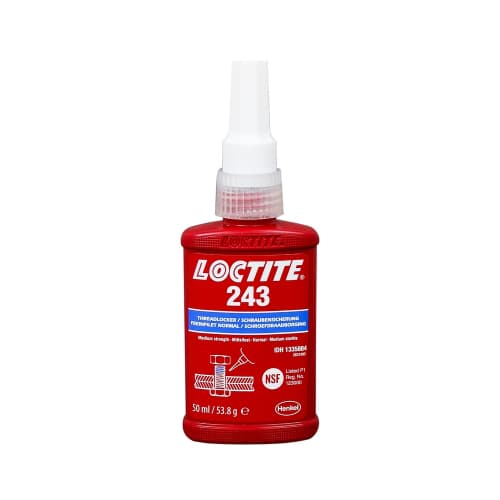 Loctite 243 Threadlocker độ bền trung bình màu xanh 50ml / Loctite 243 Threadlocker medium strength blue 50ml Loctite 243 Threadlocker độ bền trung bình màu xanh 50ml / Loctite 243 Threadlocker medium strength blue 50ml
