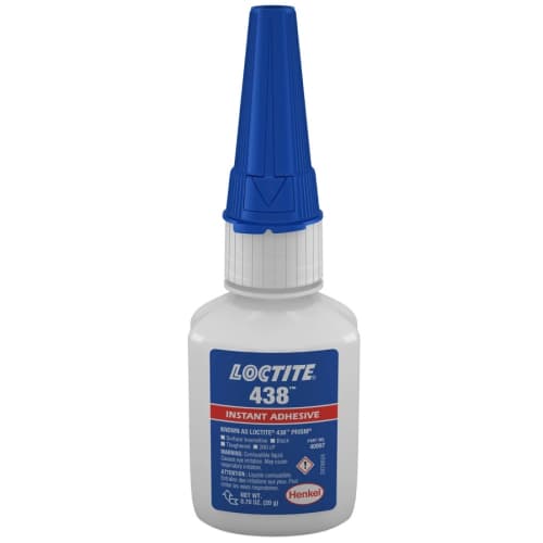 Loctite 438 Keo dán liền gốc etyl cường lực chai 20g màu đen / Loctite 438 Toughened ethyl-based instant adhesive black 20g bottle Loctite 438 Keo dán liền gốc etyl cường lực chai 20g màu đen / Loctite 438 Toughened ethyl-based instant adhesive black 20g bottle