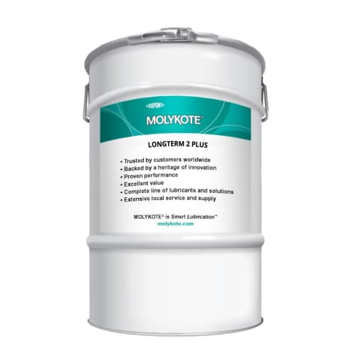 Molykote LONGTERM 2 PLUS mỡ chịu cực áp thùng 50kg / Molykote LONGTERM 2 PLUS extreme pressure bearing grease 50kg pail Molykote LONGTERM 2 PLUS mỡ chịu cực áp thùng 50kg / Molykote LONGTERM 2 PLUS extreme pressure bearing grease 50kg pail