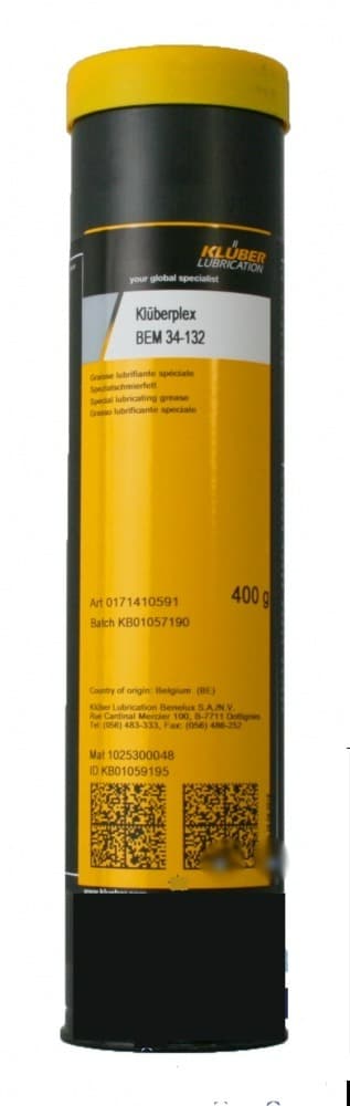 Klüberplex BEM 34-132 Mỡ ổ lăn đặc biệt 400g / Klüberplex BEM 34-132 Speciality rolling bearing grease 400g Klüberplex BEM 34-132 Mỡ ổ lăn đặc biệt 400g / Klüberplex BEM 34-132 Speciality rolling bearing grease 400g