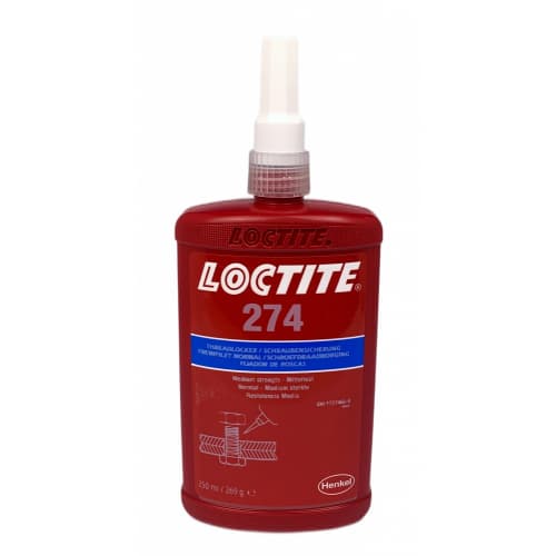 Loctite 274 Khóa ren trung bình màu xanh chai 250ml / Loctite 274 Medium strength threadlocker blue 250ml bottle Loctite 274 Khóa ren trung bình màu xanh chai 250ml / Loctite 274 Medium strength threadlocker blue 250ml bottle