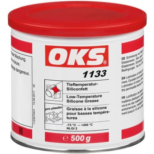 OKS 1133 Mỡ silicon nhiệt độ thấp hộp thiếc 500g / OKS 1133 Low-temperature silicone grease 500g tin OKS 1133 Mỡ silicon nhiệt độ thấp hộp thiếc 500g / OKS 1133 Low-temperature silicone grease 500g tin
