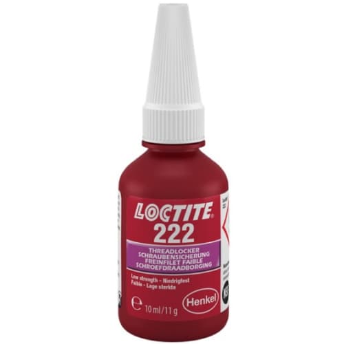 Loctite 222 Keo khóa ren cho ren kim loại cường độ thấp 10ml / Loctite 222 Threadlocking adhesive for metal threads low strength 10ml Loctite 222 Keo khóa ren cho ren kim loại cường độ thấp 10ml / Loctite 222 Threadlocking adhesive for metal threads low strength 10ml