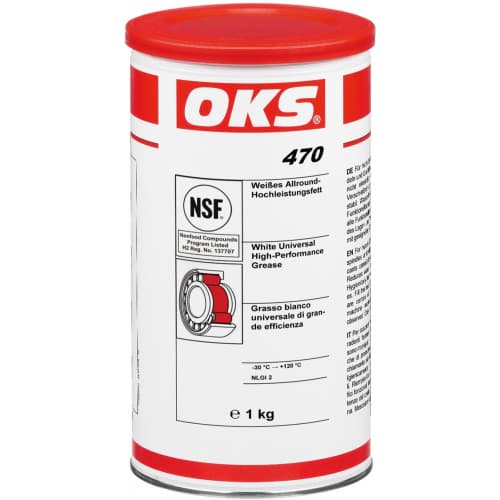 OKS 470 mỡ trắng đa dụng hiệu suất cao hộp thiếc 1kg / OKS 470 white universal high-performance grease 1kg tin OKS 470 mỡ trắng đa dụng hiệu suất cao hộp thiếc 1kg / OKS 470 white universal high-performance grease 1kg tin