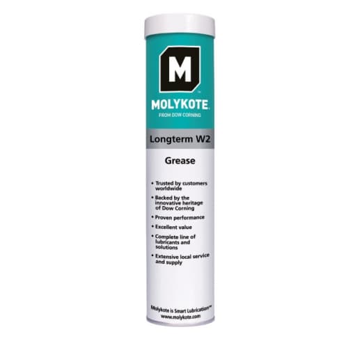 Molykote Longterm W2 Mỡ hiệu suất cao Hộp mực NLGI-2 400g / Molykote Longterm W2 High performance grease NLGI-2 400g cartridge Molykote Longterm W2 Mỡ hiệu suất cao Hộp mực NLGI-2 400g / Molykote Longterm W2 High performance grease NLGI-2 400g cartridge