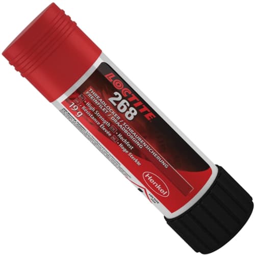 Keo khóa chỉ không nhỏ giọt Loctite 268 que màu đỏ 19g độ bền trung bình / Loctite 268 Non-drip threadlocker medium strength red 19g stick Keo khóa chỉ không nhỏ giọt Loctite 268 que màu đỏ 19g độ bền trung bình / Loctite 268 Non-drip threadlocker medium strength red 19g stick