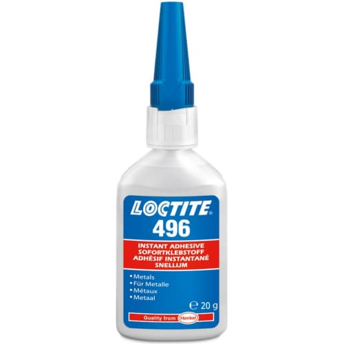 Loctite 496 Keo dán kim loại tức thì độ nhớt thấp 20g / Loctite 496 Low viscosity instant adhesive for bonding metals 20g Loctite 496 Keo dán kim loại tức thì độ nhớt thấp 20g / Loctite 496 Low viscosity instant adhesive for bonding metals 20g