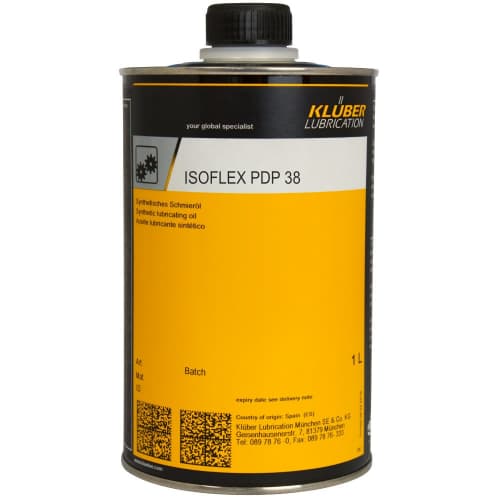 Klüber ISOFLEX PDP 38 Dầu tổng hợp dài hạn can 1L / Klüber ISOFLEX PDP 38 Synthetic long-term oil 1L can Klüber ISOFLEX PDP 38 Dầu tổng hợp dài hạn can 1L / Klüber ISOFLEX PDP 38 Synthetic long-term oil 1L can