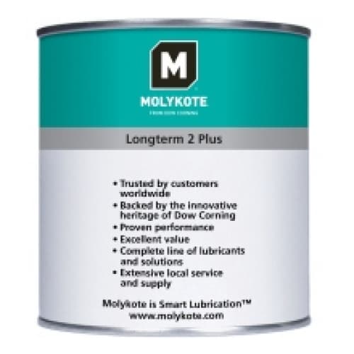 Molykote LONGTERM 2 PLUS mỡ chịu cực áp lon 1kg / Molykote LONGTERM 2 PLUS extreme pressure bearing grease 1kg can Molykote LONGTERM 2 PLUS mỡ chịu cực áp lon 1kg / Molykote LONGTERM 2 PLUS extreme pressure bearing grease 1kg can