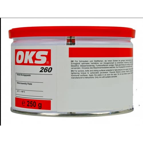 OKS 260 Dán lắp ráp màu trắng hộp thiếc 250g / OKS 260 White assembly paste 250g tin OKS 260 Dán lắp ráp màu trắng hộp thiếc 250g / OKS 260 White assembly paste 250g tin
