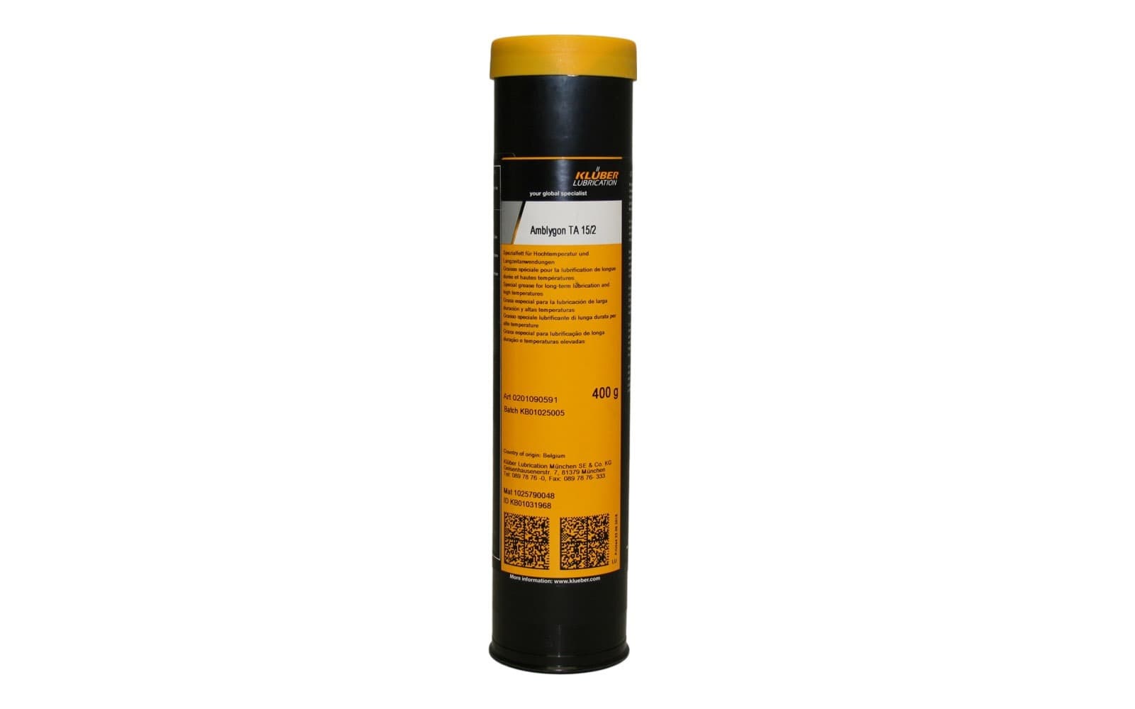 Klüber AMBLYGON TA 15/2 Mỡ bôi trơn đặc biệt dài hạn 400g / Klüber AMBLYGON TA 15/2 Special grease for longterm lubrication 400g Klüber AMBLYGON TA 15/2 Mỡ bôi trơn đặc biệt dài hạn 400g / Klüber AMBLYGON TA 15/2 Special grease for longterm lubrication 400g