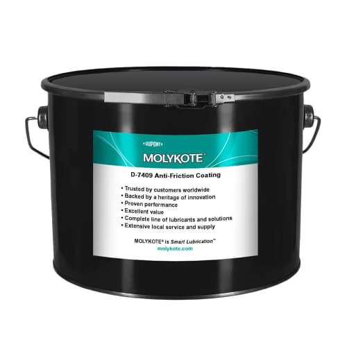 Molykote D-7409 Lớp phủ chống ma sát MoS2 Thùng 5kg / Molykote D-7409 Anti-Friction coating MoS2 5kg pail Molykote D-7409 Lớp phủ chống ma sát MoS2 Thùng 5kg / Molykote D-7409 Anti-Friction coating MoS2 5kg pail