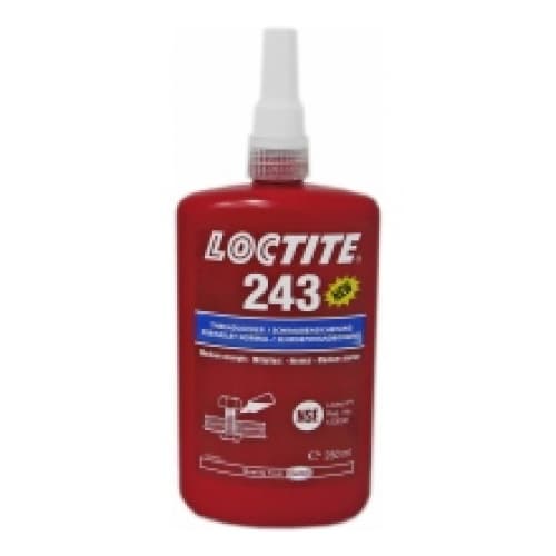 Loctite 243 Threadlocker độ bền trung bình màu xanh 250ml / Loctite 243 Threadlocker medium strength blue 250ml Loctite 243 Threadlocker độ bền trung bình màu xanh 250ml / Loctite 243 Threadlocker medium strength blue 250ml