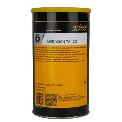Klüber AMBLYGON TA 15/2 Mỡ đặc biệt cho nhiệt độ cao 1kg / Klüber AMBLYGON TA 15/2 Special grease for high temperatures 1kg Klüber AMBLYGON TA 15/2 Mỡ đặc biệt cho nhiệt độ cao 1kg / Klüber AMBLYGON TA 15/2 Special grease for high temperatures 1kg