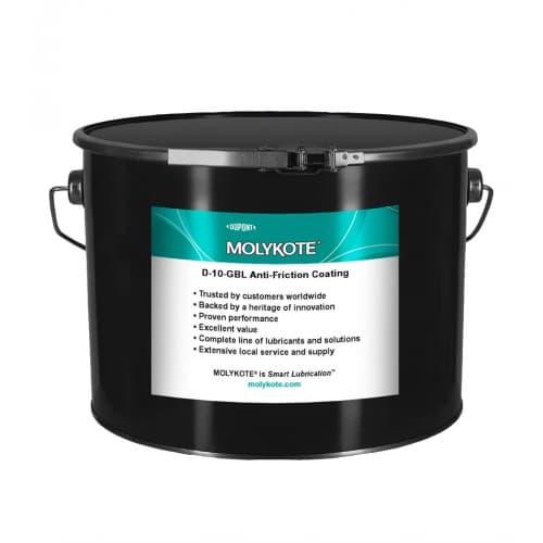 Molykote D-10 GBL Lớp phủ chống ma sát Than chì màu đen Thùng 5kg / Molykote D-10 GBL Anti-Friction coating Graphite black 5kg pail Molykote D-10 GBL Lớp phủ chống ma sát Than chì màu đen Thùng 5kg / Molykote D-10 GBL Anti-Friction coating Graphite black 5kg pail