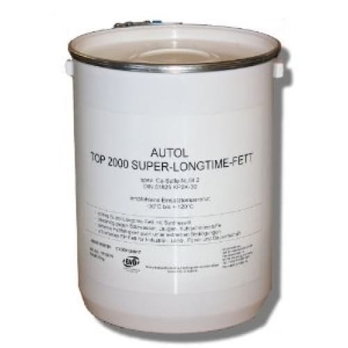 AUTOL TOP 2000 Mỡ siêu lâu năm thùng 25kg / AUTOL TOP 2000 Super-longtime grease 25kg canister AUTOL TOP 2000 Mỡ siêu lâu năm thùng 25kg / AUTOL TOP 2000 Super-longtime grease 25kg canister