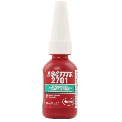 Loctite 2701 Threadlocker độ bền cao chai 10ml màu xanh lá cây / Loctite 2701 Threadlocker high strength green 10ml bottle Loctite 2701 Threadlocker độ bền cao chai 10ml màu xanh lá cây / Loctite 2701 Threadlocker high strength green 10ml bottle