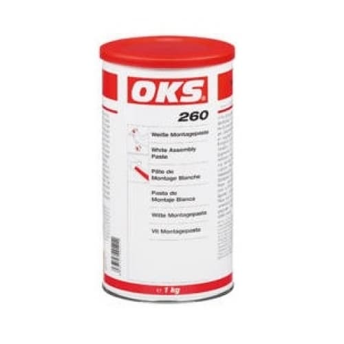 OKS 260 dán lắp ráp màu trắng hộp thiếc 1kg / OKS 260 white assembly paste 1kg tin OKS 260 dán lắp ráp màu trắng hộp thiếc 1kg / OKS 260 white assembly paste 1kg tin