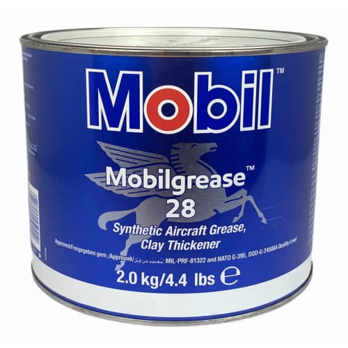 Mỡ máy bay tổng hợp Mobilgrease 28 MIL-PRF-81322 2Kg Can / Mobilgrease 28 MIL-PRF-81322 Synthetic aircraft grease 2Kg Can Mỡ máy bay tổng hợp Mobilgrease 28 MIL-PRF-81322 2Kg Can / Mobilgrease 28 MIL-PRF-81322 Synthetic aircraft grease 2Kg Can