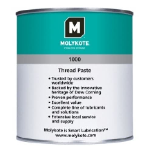Molykote 1000 Chất bôi trơn dạng rắn cho khớp nối kim loại lon 1kg / Molykote 1000 Solid lubricant paste for metall joints 1kg can Molykote 1000 Chất bôi trơn dạng rắn cho khớp nối kim loại lon 1kg / Molykote 1000 Solid lubricant paste for metall joints 1kg can