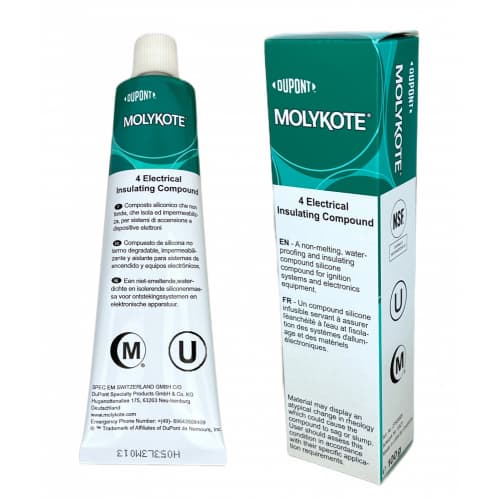 Molykote 4 Hợp Chất Cách Điện, Silicone, Dạng Ống, 100g / Molykote 4 Electrical Insulating Compound, Silicone, Tube, 100g Molykote 4 Hợp Chất Cách Điện, Silicone, Dạng Ống, 100g / Molykote 4 Electrical Insulating Compound, Silicone, Tube, 100g