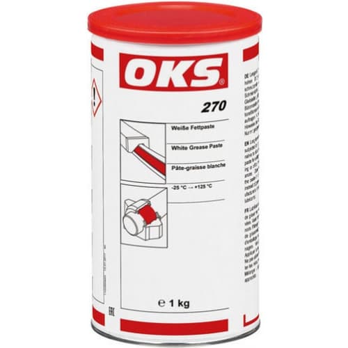 Mỡ trắng OKS 270 hộp thiếc 1kg / OKS 270 white grease paste 1kg tin Mỡ trắng OKS 270 hộp thiếc 1kg / OKS 270 white grease paste 1kg tin
