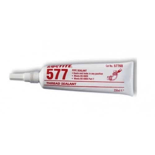 Loctite 577 Keo dán ren ống độ bền trung bình màu vàng ống 250ml / Loctite 577 Pipe thread sealant medium-strength yellow 250ml tube Loctite 577 Keo dán ren ống độ bền trung bình màu vàng ống 250ml / Loctite 577 Pipe thread sealant medium-strength yellow 250ml tube