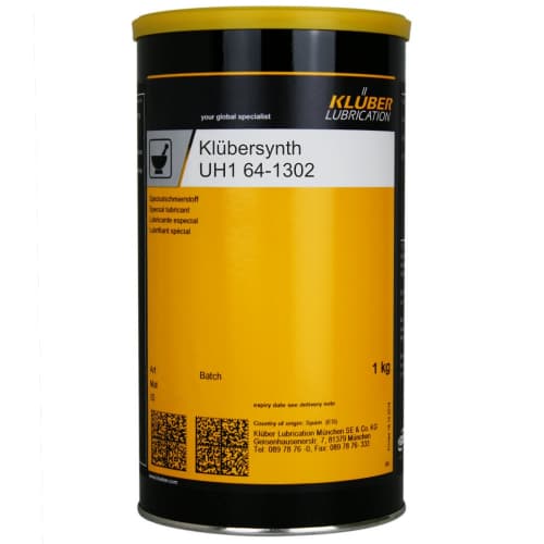 Mỡ bôi trơn tổng hợp Klübersynth UH1 64-1302 Hộp thiếc 1kg / Klübersynth UH1 64-1302 Synthetic lubricating grease 1kg tin Mỡ bôi trơn tổng hợp Klübersynth UH1 64-1302 Hộp thiếc 1kg / Klübersynth UH1 64-1302 Synthetic lubricating grease 1kg tin