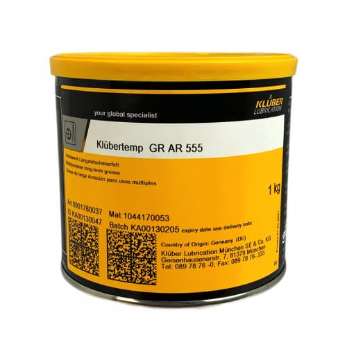 Klübertemp GR AR 555 Mỡ bôi trơn dài hạn cho nhiệt độ cao 1kg / Klübertemp GR AR 555 Long-term lubricating grease for high-temp 1kg Klübertemp GR AR 555 Mỡ bôi trơn dài hạn cho nhiệt độ cao 1kg / Klübertemp GR AR 555 Long-term lubricating grease for high-temp 1kg