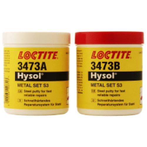 Keo epoxy trám thép 2 thành phần Loctite EA 3473 lon 500g / Loctite EA 3473 2-part steel-filled epoxy adhesive 500g can-set Keo epoxy trám thép 2 thành phần Loctite EA 3473 lon 500g / Loctite EA 3473 2-part steel-filled epoxy adhesive 500g can-set