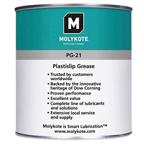Molykote PG 21 Mỡ silicon hiệu suất cao NLGI-2 lon 1kg / Molykote PG 21 High performance silicone grease NLGI-2 1kg can Molykote PG 21 Mỡ silicon hiệu suất cao NLGI-2 lon 1kg / Molykote PG 21 High performance silicone grease NLGI-2 1kg can