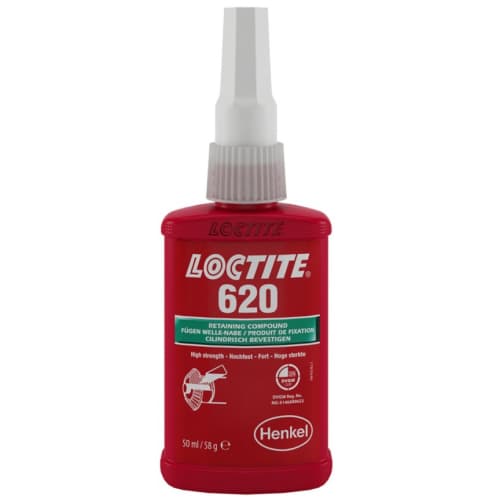Loctite 620 Hợp chất giữ nhiệt cao màu xanh lục 50ml / Loctite 620 High temperature resistant retaining compound green 50ml Loctite 620 Hợp chất giữ nhiệt cao màu xanh lục 50ml / Loctite 620 High temperature resistant retaining compound green 50ml