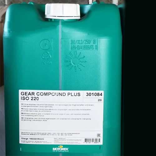 Dầu mỡ Motorex gear compound plus 301084 ISO 220 Dầu mỡ Motorex gear compound plus 301084 ISO 220