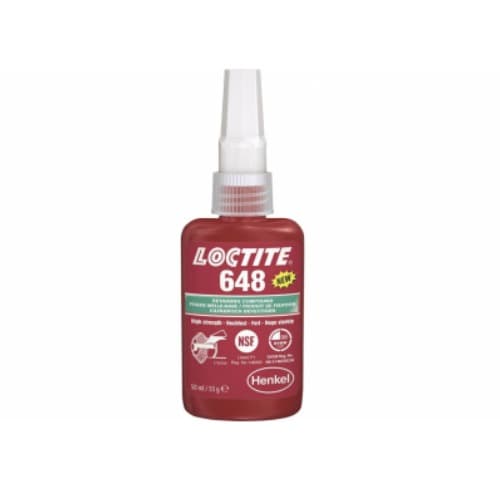 Hợp chất chống thấm Loctite 648 màu xanh lục chai 50ml / Loctite 648 Retaining compound high strength green 50ml bottle Hợp chất chống thấm Loctite 648 màu xanh lục chai 50ml / Loctite 648 Retaining compound high strength green 50ml bottle