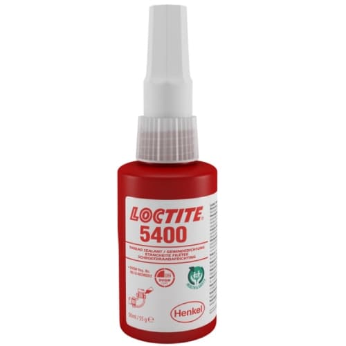 Keo trám đường ống Loctite 5400 độ bền trung bình chai 50ml / Loctite 5400 Pipe sealant medium strength 50ml bottle Keo trám đường ống Loctite 5400 độ bền trung bình chai 50ml / Loctite 5400 Pipe sealant medium strength 50ml bottle