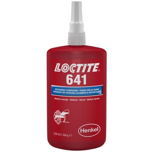 Loctite 641 Hợp chất giữ nếp trung bình màu vàng 250ml / Loctite 641 Medium strength retaining compound yellow 250ml Loctite 641 Hợp chất giữ nếp trung bình màu vàng 250ml / Loctite 641 Medium strength retaining compound yellow 250ml