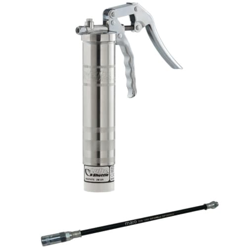 Mato Lube-Shuttle M10X1 Súng bắn mỡ một tay có vòi PH-30C / Mato Lube-Shuttle M10X1 One-hand grease gun with hose PH-30C Mato Lube-Shuttle M10X1 Súng bắn mỡ một tay có vòi PH-30C / Mato Lube-Shuttle M10X1 One-hand grease gun with hose PH-30C